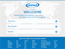 Tablet Screenshot of animaxtv.com